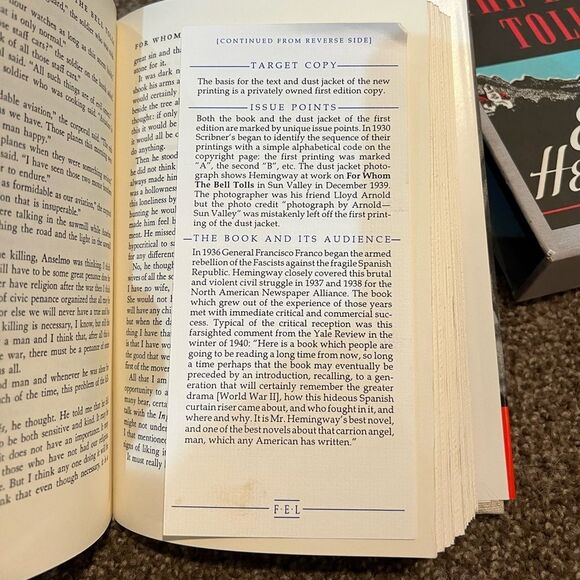 FOR WHOM THE BELL TOLLS Ernest
Hemingingway Good Condition! - Picture 13 of 13